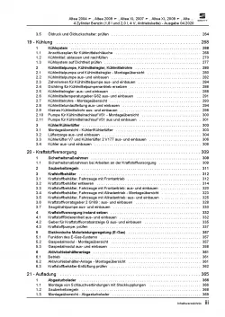 SEAT Leon 1P 2005-2012 1,8l 2,0l Benzinmotor 160-211 PS Reparaturanleitung PDF