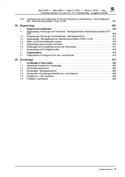 SEAT Leon 1P 2005-2012 1,8l 2,0l Benzinmotor 160-211 PS Reparaturanleitung PDF