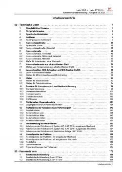 SEAT Leon 5F 2012-2020 Karosserie Unfall Instandsetzung Reparaturanleitung PDF