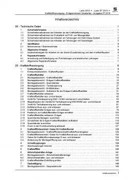 SEAT Leon 5F 2012-2020 Erdgasmotoren Kraftstoffversorgung Reparaturanleitung PDF