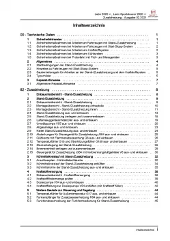 SEAT Leon Typ KL ab 2019 Standheizung Zusatzheizung Reparaturanleitung PDF