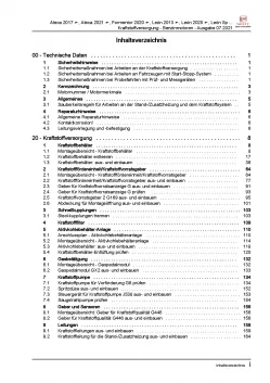 SEAT Leon KL ab 2019 Kraftstoffversorgung Benzinmotoren Reparaturanleitung PDF