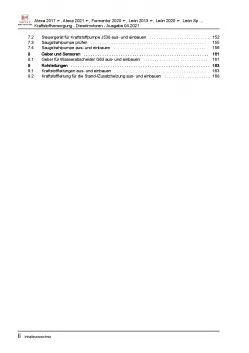 SEAT Leon KL ab 2019 Kraftstoffversorgung Dieselmotoren Reparaturanleitung PDF