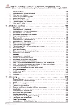 SEAT Leon KL ab 2019 3-Zyl. 1,0l Benzinmotor 90-110 PS Reparaturanleitung PDF