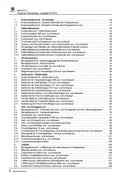 SEAT Mii Typ AA 2011-2019 Heizung Belüftung Klimaanlage Reparaturanleitung