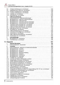 Seat Tarraco KN ab 2018 Karosserie Montagearbeiten Innen Reparaturanleitung PDF