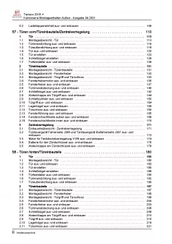 Seat Tarraco KN ab 2018 Karosserie Montagearbeiten Außen Reparaturanleitung PDF