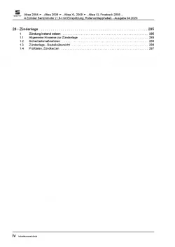 SEAT Toledo 5P 2004-2009 4-Zyl. Benzinmotor 1,6l 102 PS Reparaturanleitung PDF