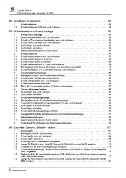 SEAT Toledo KG (12-19) Elektrische Anlage Elektrik Systeme Reparaturanleitung