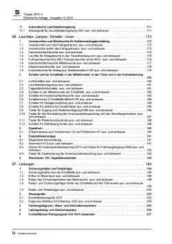 SEAT Toledo KG (12-19) Elektrische Anlage Elektrik Systeme Reparaturanleitung