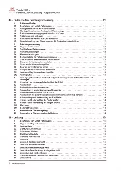 SEAT Toledo Typ KG 2012-2019 Fahrwerk Achsen Lenkung Reparaturanleitung PDF