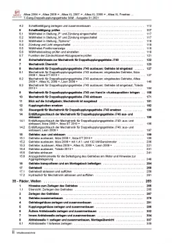 SEAT Toledo KG (12-19) 7 Gang Automatikgetriebe DSG DKG 0AM Reparaturanleitung