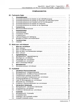 SEAT Toledo KG 2012-2019 3-Zyl. Dieselmotor TDI 75-105 PS Reparaturanleitung PDF