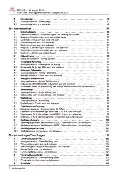 SEAT eMii Typ KE ab 2019 Karosserie Montagearbeiten Innen Reparaturanleitung PDF