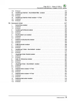 SKODA Citigo-e iV 19-20 Karosserie Unfall Instandsetzung Reparaturanleitung PDF