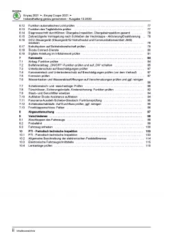 SKODA Enyaq 5A ab 2020 Instandhaltung Inspektion Wartung Reparaturanleitung PDF