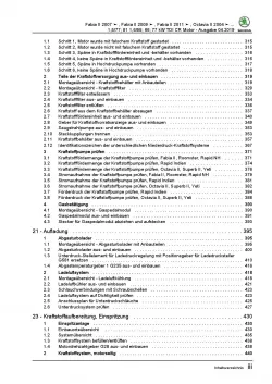 SKODA Fabia Typ 5J 2006-2014 4-Zyl. Dieselmotor TDI 75-110 PS Reparaturanleitung