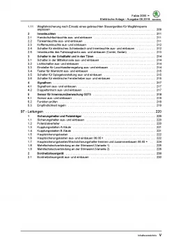 SKODA Fabia Typ 6Y 1999-2007 Elektrische Anlage Systeme Reparaturanleitung PDF