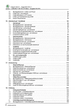 SKODA Fabia NJ (14-21) 3-Zyl. Dieselmotor TDI 75-105 PS Reparaturanleitung PDF