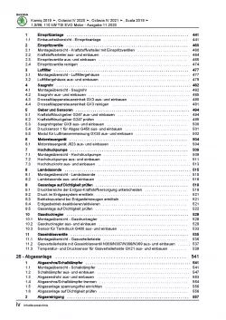 SKODA Kamiq Typ NW ab 2019 4-Zyl. 1,5l Benzinmotor 130-150 PS Reparaturanleitung