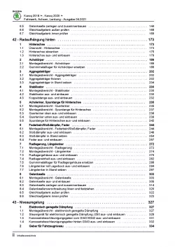 Skoda Karoq Typ NU ab 2017 Fahrwerk Achsen Lenkung Reparaturanleitung