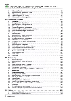 Skoda Karoq NU ab 2017 4-Zyl. 2,0l Dieselmotor 115-200 PS Reparaturanleitung PDF