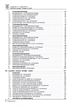 Skoda Kodiaq ab 2016 Elektrische Anlage Elektrik Systeme Reparaturanleitung PDF