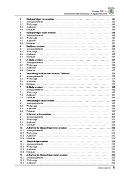 SKODA Kushaq PA ab 2021 Karosserie Unfall Instandsetzung Reparaturanleitung PDF