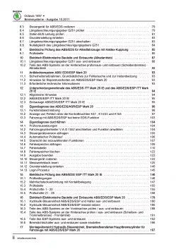 SKODA Octavia 1U 1996-2010 Bremsanlagen Bremsen System Reparaturanleitung PDF