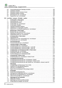 SKODA Octavia (96-10) Elektrische Anlage Elektrik Systeme Reparaturanleitung PDF