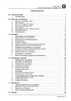 SKODA Octavia 1U (96-10) 1,6l Benzinmotor 102 PS Mechanik Reparaturanleitung PDF