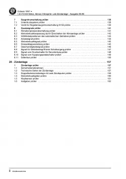 SKODA Octavia 1996-2010 Simos Einspritz Zündanlage 100 PS Reparaturanleitung PDF