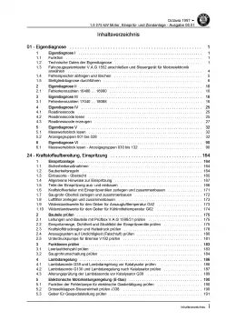 SKODA Octavia 1U (96-10) Benzin Einspritz- Zündanlage 102 PS Reparaturanleitung