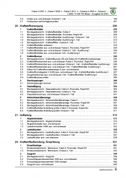 SKODA Octavia 1Z (04-13) 4-Zyl. 1,2l Benzinmotor 86-105 PS Reparaturanleitung