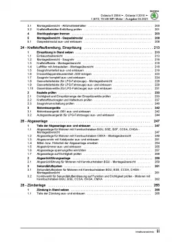 SKODA Octavia 1Z 2004-2013 4-Zyl. Benzinmotor 98-102 PS Reparaturanleitung PDF