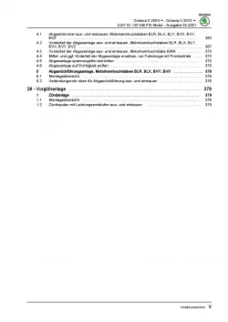 SKODA Octavia 1Z 2004-2013 4-Zyl. 2,0l Benzinmotor 150-200 PS Reparaturanleitung