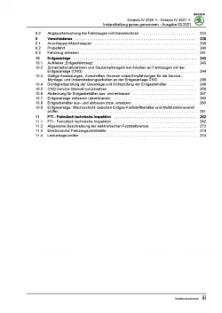 SKODA Octavia NN ab 2019 Instandhaltung Inspektion Wartung Reparaturanleitung