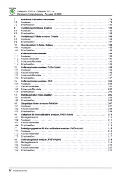 SKODA Octavia NN ab 2019 Karosserie Unfall Instandsetzung Reparaturanleitung PDF