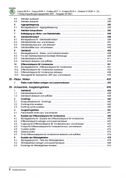 SKODA Octavia NN ab 2019 7 Gang Automatikgetriebe DSG DKG 0GC Reparaturanleitung