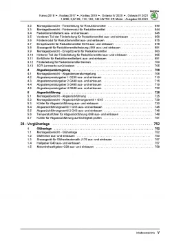 SKODA Octavia NN ab 2019 1,6l 2,0l Dieselmotor 115-190 PS Reparaturanleitung PDF