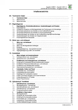 SKODA Superb 3T 2008-2015 4-Zyl. Dieselmotor 2,0l 140 PS Reparaturanleitung PDF