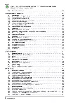 SKODA Superb 3T 2008-2015 4-Zyl. Benzinmotor 122-125 PS Reparaturanleitung PDF