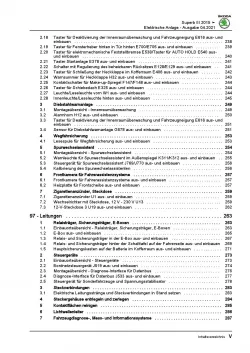 SKODA Superb ab 2015 Elektrische Anlage Elektrik Systeme Reparaturanleitung PDF