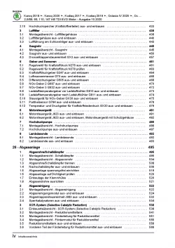 SKODA Superb Typ 3V ab 2015 4-Zyl. Dieselmotor 115-200 PS Reparaturanleitung PDF