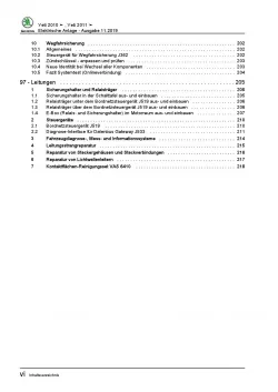 SKODA Yeti 5L (09-17) Elektrische Anlage Elektrik Systeme Reparaturanleitung PDF