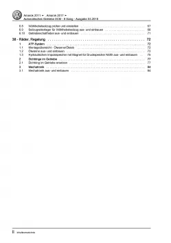 VW Amarok Typ 2H (10>) 8 Gang Automatikgetriebe 0CM Reparaturanleitung