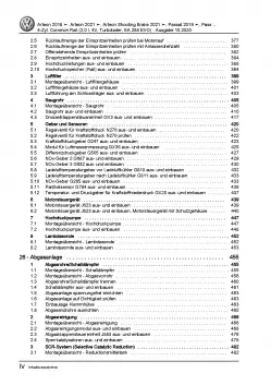 VW Arteon 3H ab 2020 4-Zyl. 2,0l Dieselmotor 150-200 PS Reparaturanleitung PDF