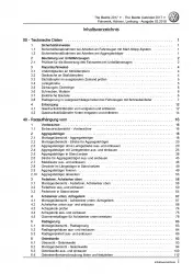 VW Beetle Typ NBL 2016-2019 Fahrwerk Achsen Lenkung Reparaturanleitung PDF