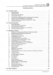 VW Bora Typ 1J 1998-2006 5 Gang Automatikgetriebe 09A Reparaturanleitung PDF