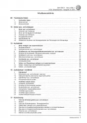 VW Bora Typ 1J 1998-2006 4-Zyl. Benzinmotor 2,0l 115 PS Reparaturanleitung PDF